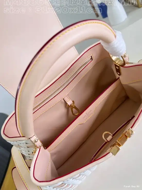 First bags ru reviews VUITTON BB-31.5*20*11CM CAPUCINES LOUIS 0618